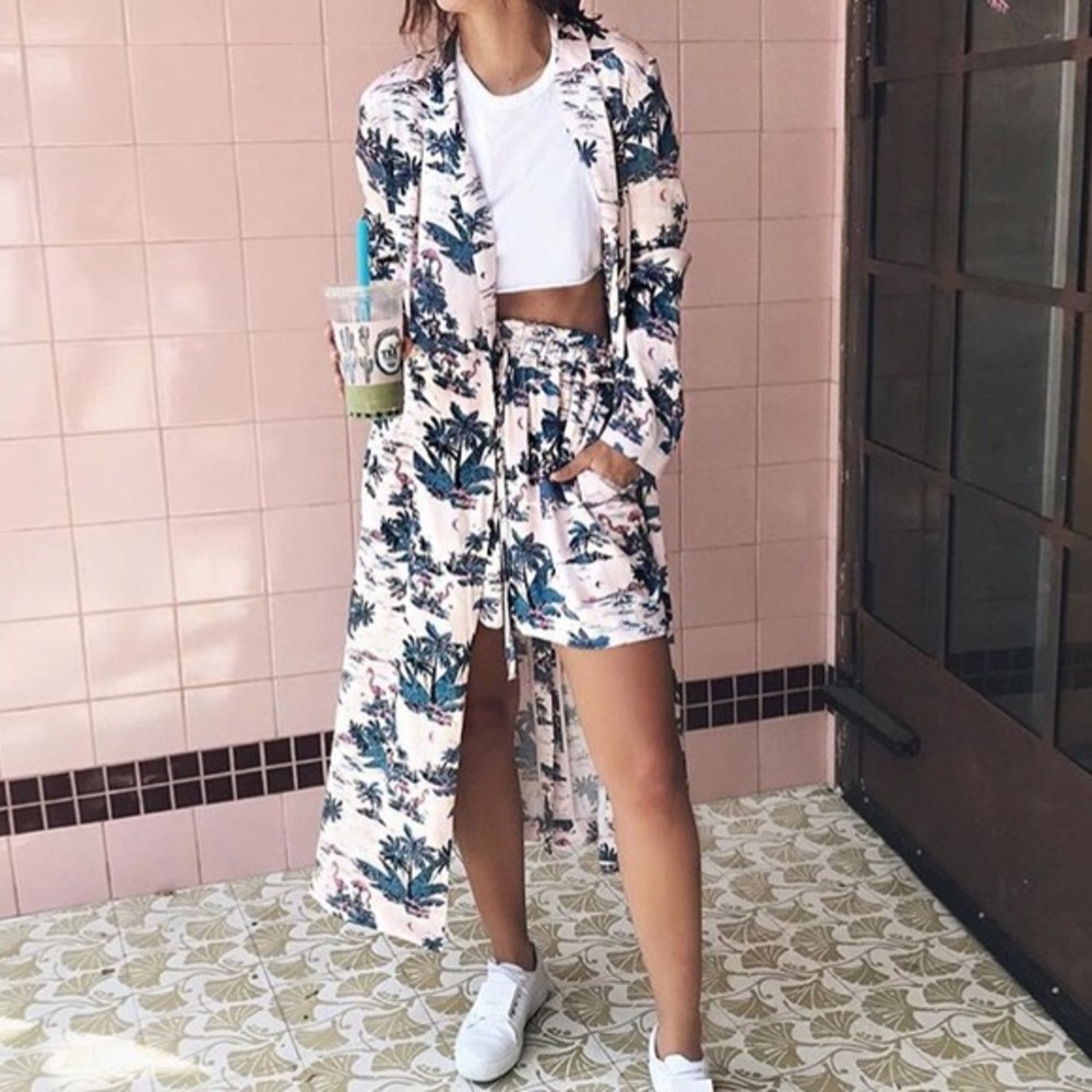 Flamingo kimono